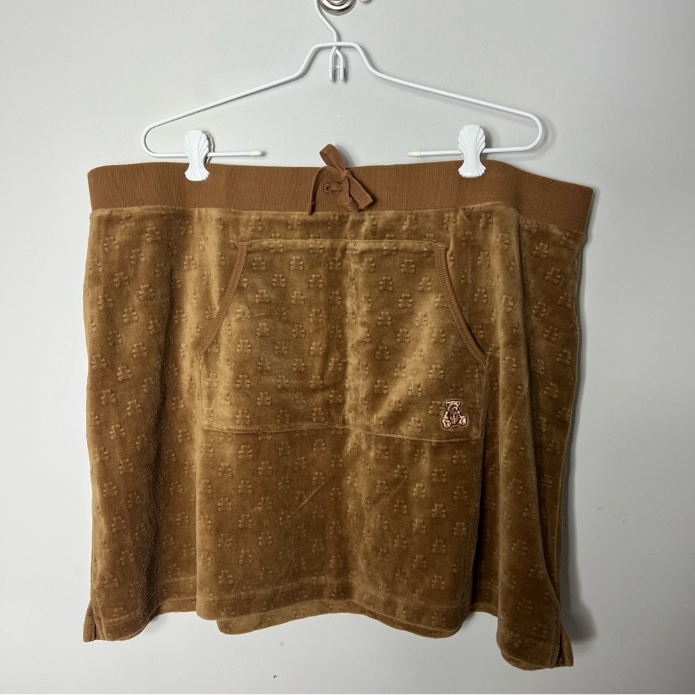 Teddy Fresh Velour Bear Brown Skirt Soft Plus Size 3XL 524